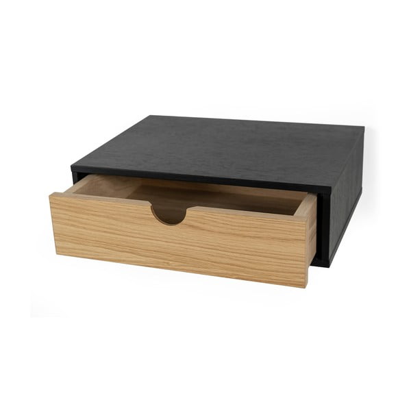 Melns sienas naktsgaldiņš Woodman Farsta-image-2