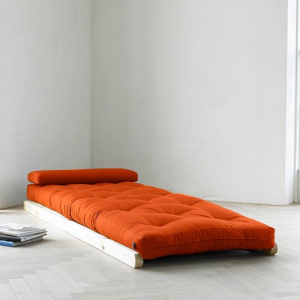 Karup Figo atpūtas krēsls, neapstrādāts/apelsīnu krāsā, 70 cm-image-2