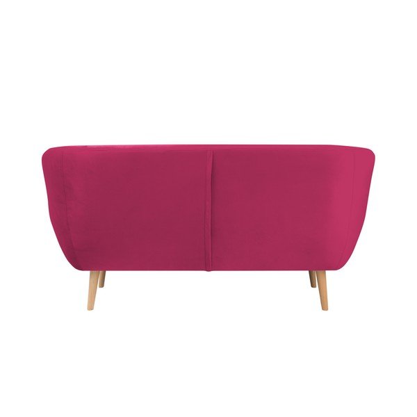 Rozā divvietīgs dīvāns Mazzini Sofas Amelie-image-3
