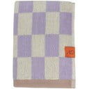 Gaiši dzeltens/violets organiskās kokvilnas vannas dvielis 70x133 cm Retro – Mette Ditmer Denmark