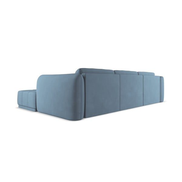 Gaiši zils stūra dīvāns (ar labo stūri) Hoku – Makamii-image-3