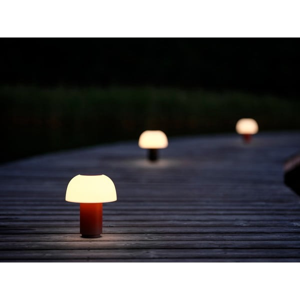 Oranža alumīnija LED galda lampa ar regulējamu spilgtumu (augstums 22 cm) Harvest – Zone-image-1