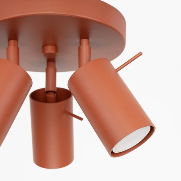 Ķieģeļu sarkana prožektora tipa lampa Etna – Sollux-image-3
