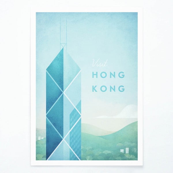 Plakāts Travelposter Hong Kong, A2