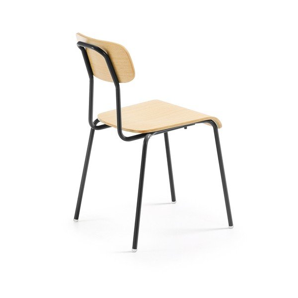 4 krēslu komplekts ar melnu struktūru La Forma Klee-image-3