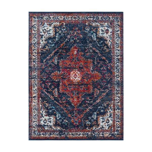 Zili sarkans paklājs Nouristan Azrow, 200 x 290 cm