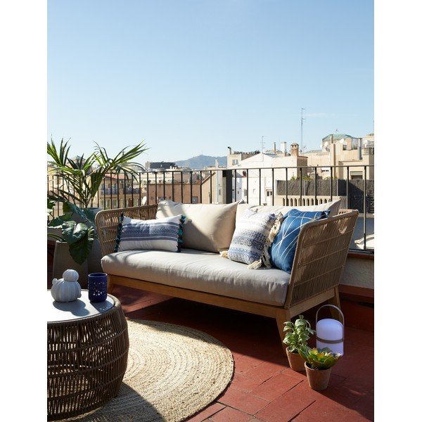 Bēšs trīsvietīgs dīvāns Kave Home Bellano-image-1