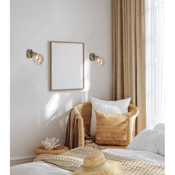 Bronzas krāsas sienas lampa ø 10 cm Rodia – Candellux Lighting-image-1