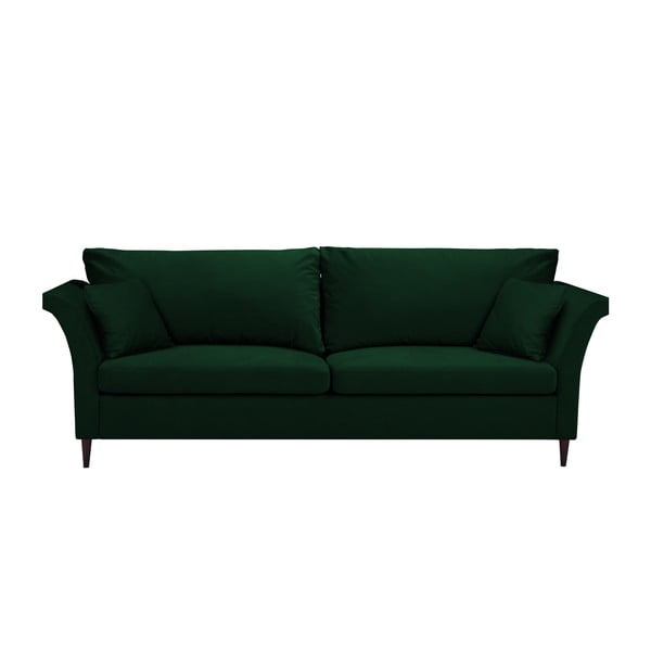 Zaļš izvelkamais dīvāns ar veļas kasti Mazzini Dīvāni Pivoine