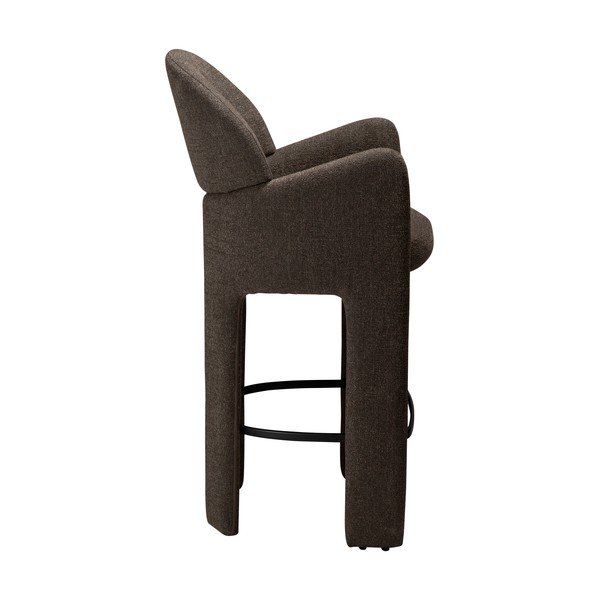 Brūns bāra krēsls (sēdekļa augstums 68,5 cm) Aole – DAN-FORM Denmark-image-2