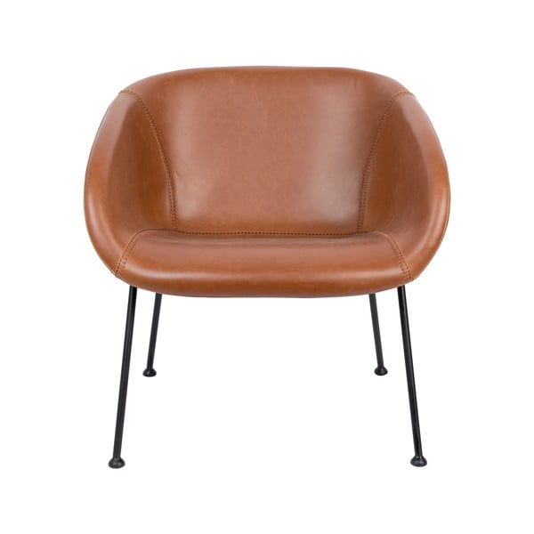 Brūns mākslīgās ādas krēsls Zuiver Feston-image-2