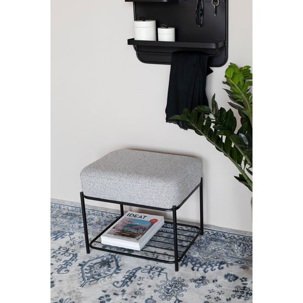 Gaiši pelēks pufs Milou – White Label-image-4