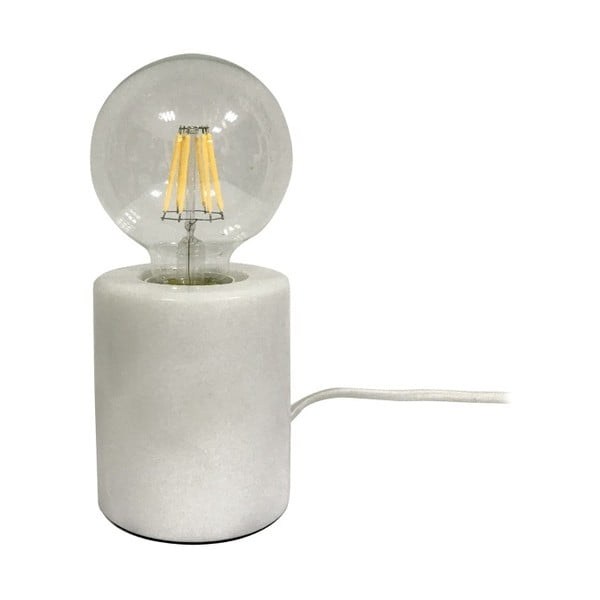 Galda lampa ar baltu marmora pamatni Leitmotiv Bar