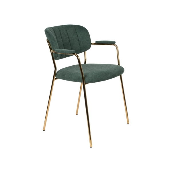 Tumši zaļi pusdienu krēsli (2 gab.) Jolien – White Label
