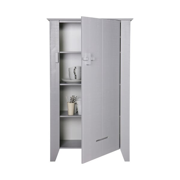 Pelēks koka skapis WOOOD Gijs-image-3