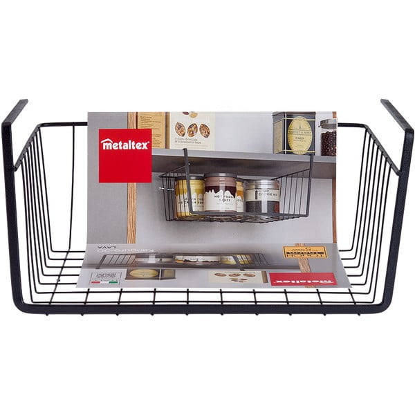 Melns piekaramais virtuves grozs Metaltex, garums 30 cm-image-3