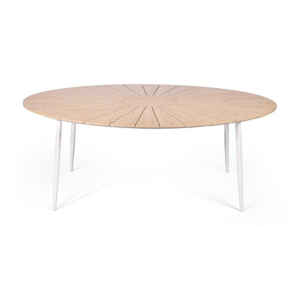 Baltu ēdamistabas krēslu Jaanna (4 gab.) un dabīga toņa galda Marienlist komplekts – Bonami Essentials-image-1