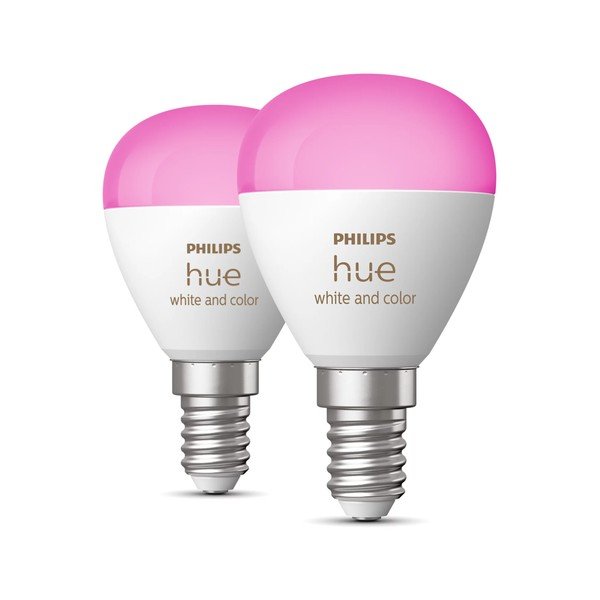 Spuldzes ar E14 spuldžu ietveri (2 gab.), 5 W White and color ambiance – Philips Hue-image-1