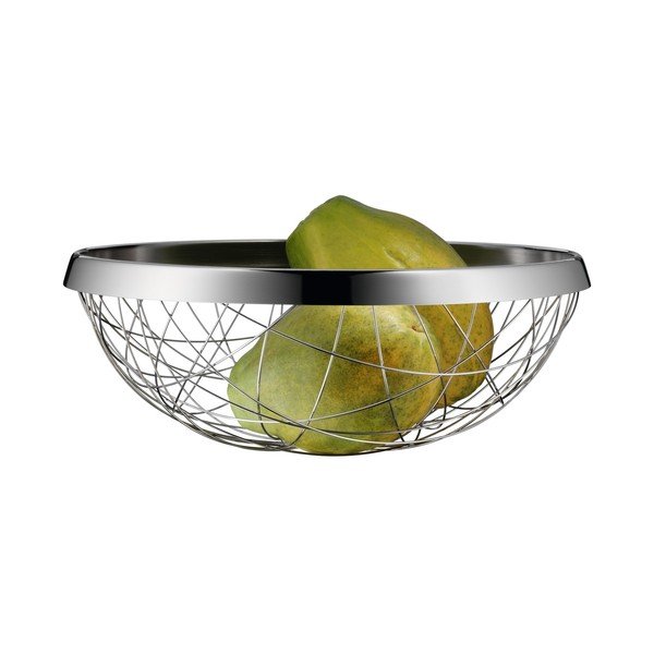 Nerūsējošā tērauda augļu grozs WMF Cromargan® Lounge Living, ⌀ 30 cm-image-1