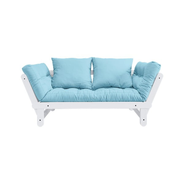 Izvelkamais dīvāns Karup Design Beat White/Light Blue