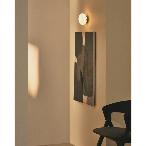 Balta/melna sienas lampa ø 15 cm Bamila – Kave Home-image-2