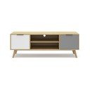 Dabīga toņa TV galdiņš no priedes 140x53 cm Elfa – Marckeric