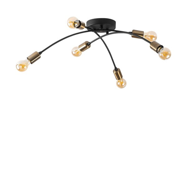 Melna griestu lampa 67x67 cm Banana – Opviq lights