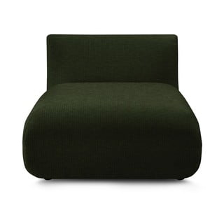 Zaļš velveta dīvāna modulis Lecomte – Bobochic Paris