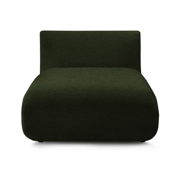 Zaļš velveta dīvāna modulis Lecomte – Bobochic Paris