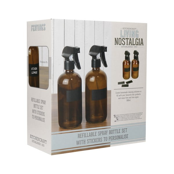 Pudeles tīrīšanas līdzekļiem (2 gab.) Living Nostalgia – Kitchen Craft-image-2