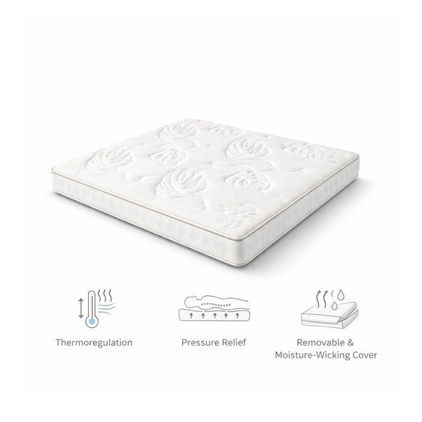 Vidēji stingrs putu matracis 180x200 cm Smooth Vibe – Bonami Selection-image-3