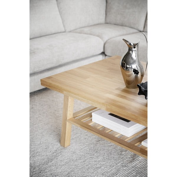 Žurnālgaldiņš no ozolkoka Rowico Brooklyn, 130 x 75 cm-image-1