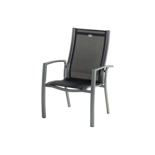 Pelēks metāla dārza krēsls Belcampo – Hartman