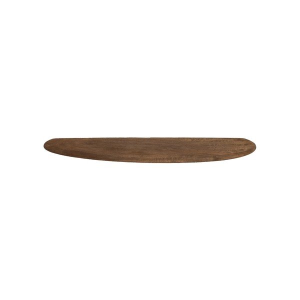 Tumša dabīga toņa mango masīvkoka sienas plaukts 49 cm Ginosu – Light & Living