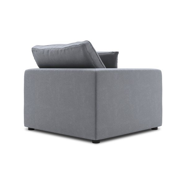 Pelēka modulārā dīvāna stūra daļa Windsor & Co Sofas Galaxy, kreisais stūris-image-3