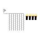 Āra LED lampiņu virtene Star Trading Curtain, garums 1,3 m