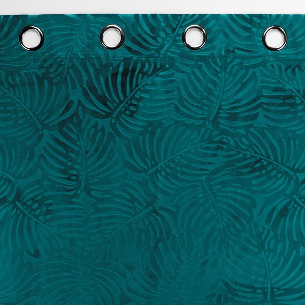 Zils samta aizkars 140x240 cm Analia – douceur d'intérieur-image-2