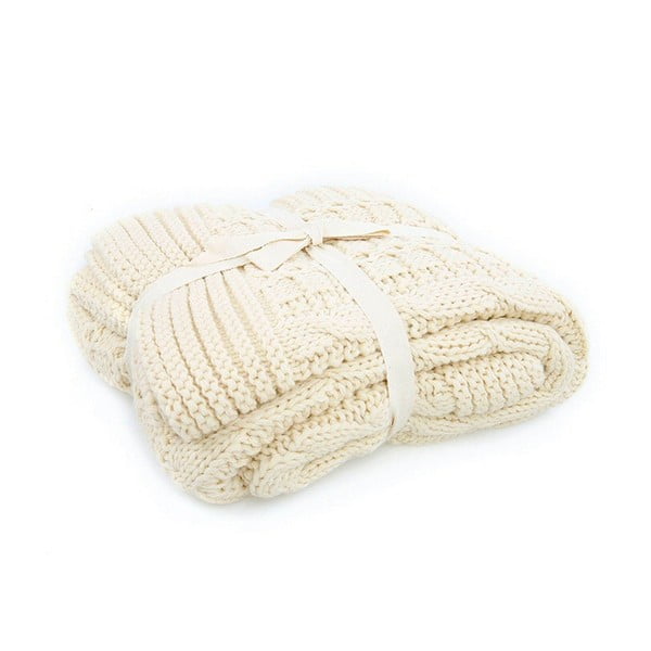 Gaiši bēšs gultas pārklājs Teto, 130 x 170 cm-image-1