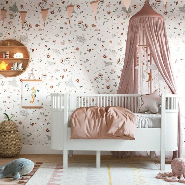 Bērnu tapetes 10 m x 50 cm Dreamy Sealife – Lilipinso-image-2