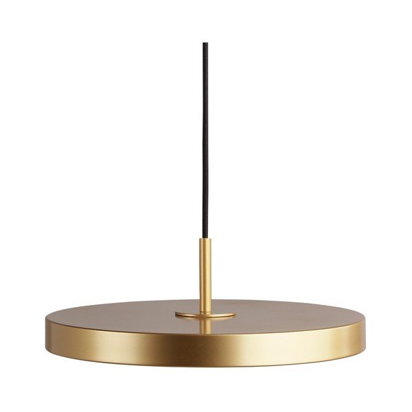 Zelta krāsas LED piekaramā lampa ar metāla abažūru ø 31 cm Asteria Mini – UMAGE