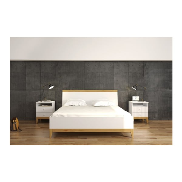 Divguļamā gulta no priedes masīvkoka SKANDICA Livia BC, 140 x 200 cm-image-4