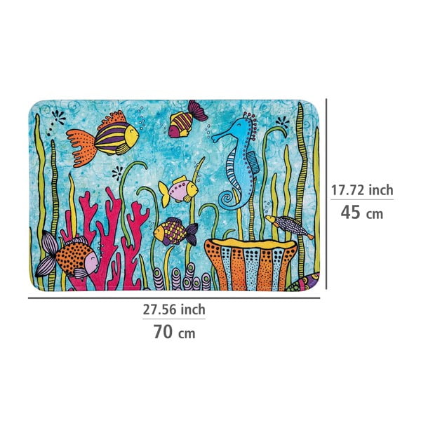 Tekstila vannas istabas paklājs 45x70 cm Rollin'Art Ocean Life – Wenko-image-3