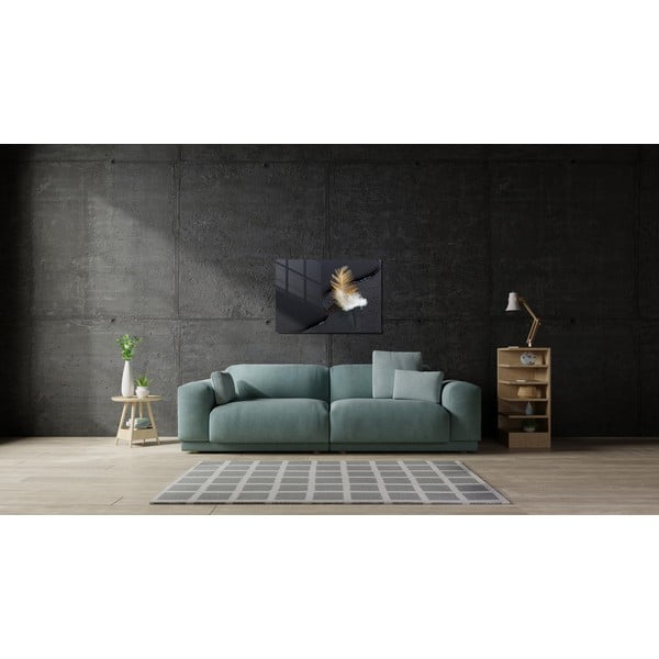 Stikla glezna 100x70 cm Feather – Wallity-image-2