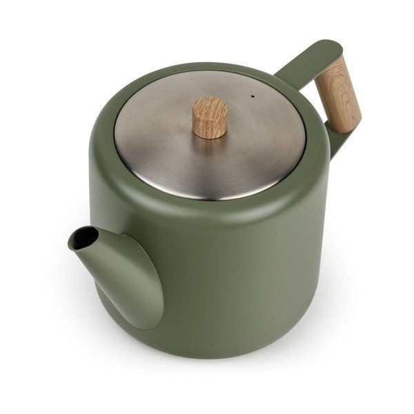 Zaļa nerūsējošā tērauda tējkanna 1,1 l Duet Boston – Bredemeijer-image-4