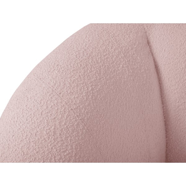 Gaiši rozā dīvāns no buklē auduma 210 cm Essen – Cosmopolitan Design-image-4