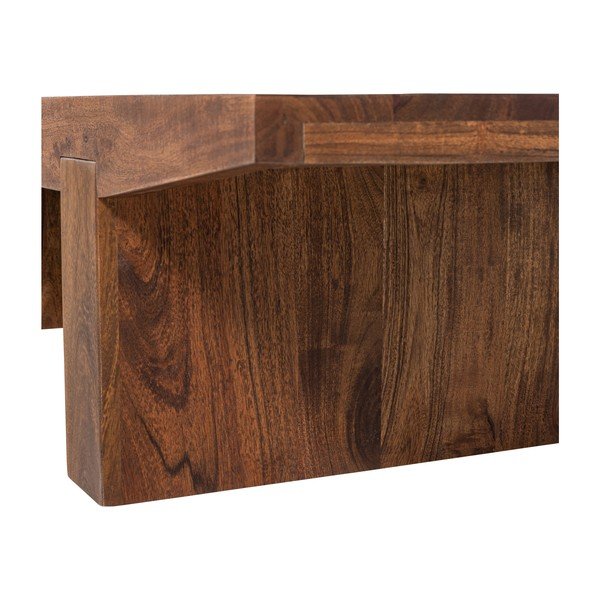 Tumša dabīga toņa akācijas masīvkoka žurnālgaldiņš 48x152 cm Eron – WOOOD-image-4