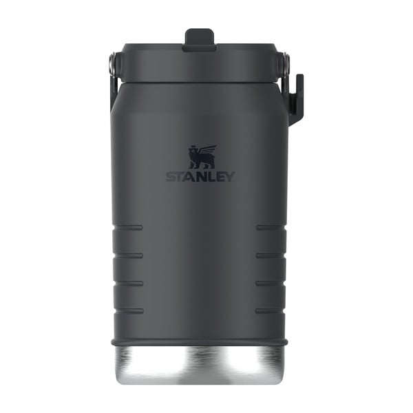 Melns nerūsējošā tērauda termoss 1,9 l IceFlow™ Flip Straw 2.0 Black – Stanley