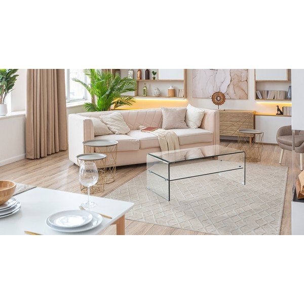 Stikla žurnālgaldiņš 50x100 cm Cristal Evo – Tomasucci-image-2