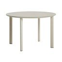 Apaļš dārza ēdamgalds ar stikla galda virsmu ø 120 cm Erice – Kave Home