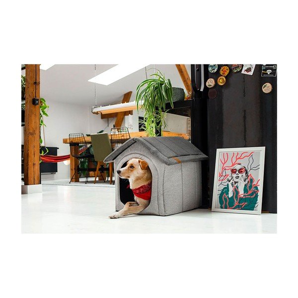 Gaiši pelēka suņu būda 38x38 cm Home M – Rexproduct-image-3
